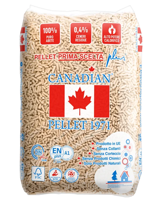 Pellet Canadian - bancale 70 sacchi da 15 kg