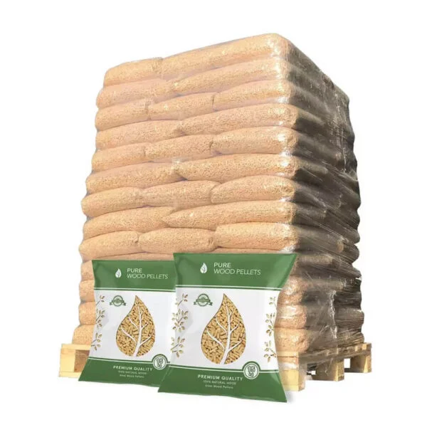 Pellet di legno di faggio - bancale 60 sacchi da 15 kg